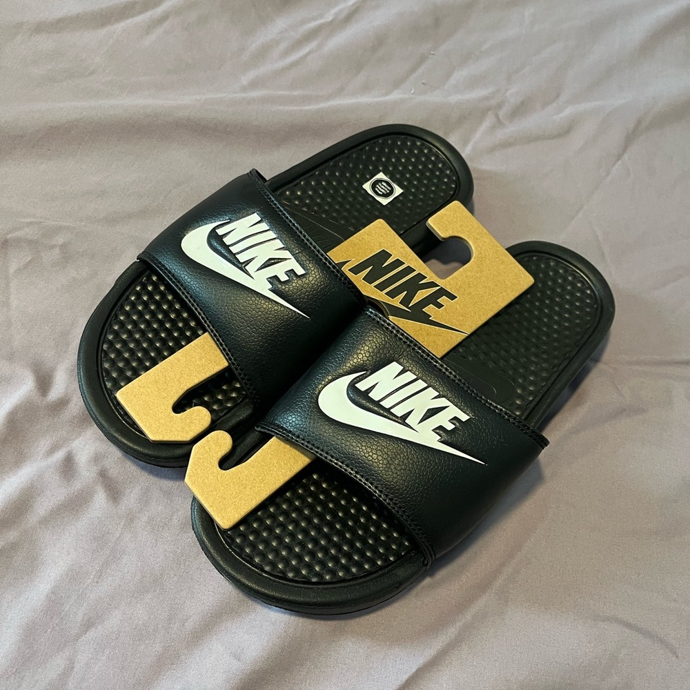 Nike Black Slide Sandals